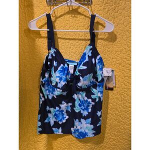 NWT Beach House Tankini Top Sz 20 J-8